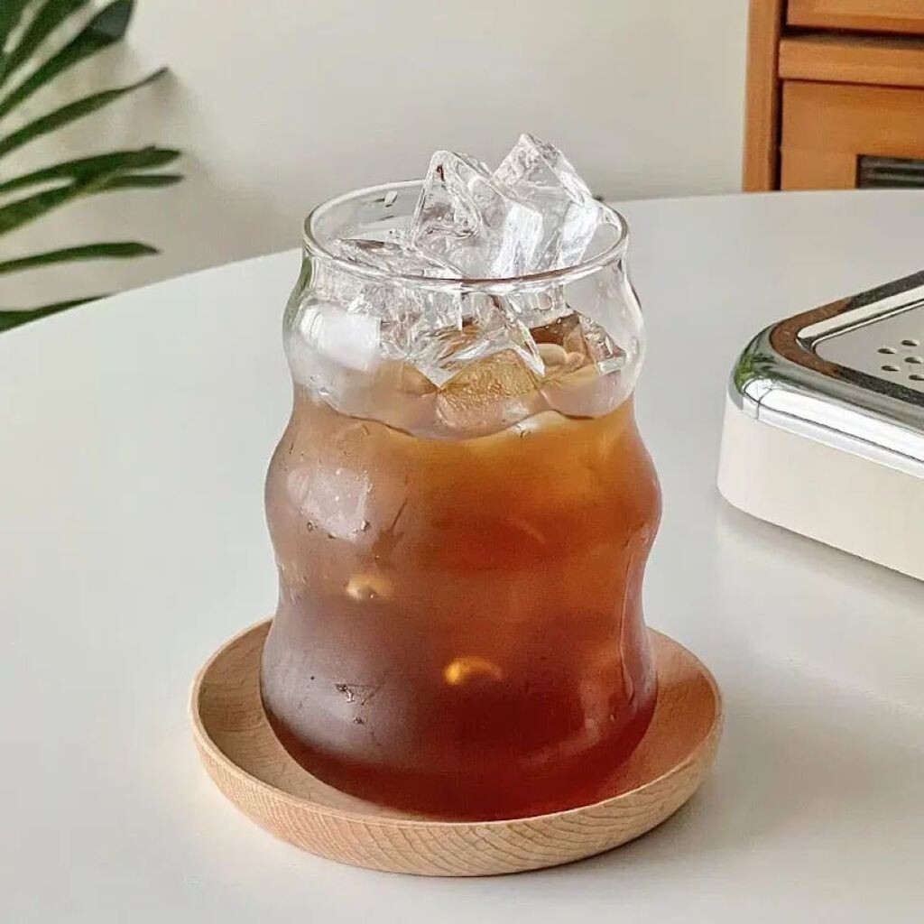 

Zoha Glass Bubble Drinks Cup Набор из 2 коктейлей 550 мл - Горячие напитки Стакан для кофе, боросиликатное стекло, термостойкий стакан для питья Бокалы для коктейлей Стаканы для кофе со льдом Чай Сок