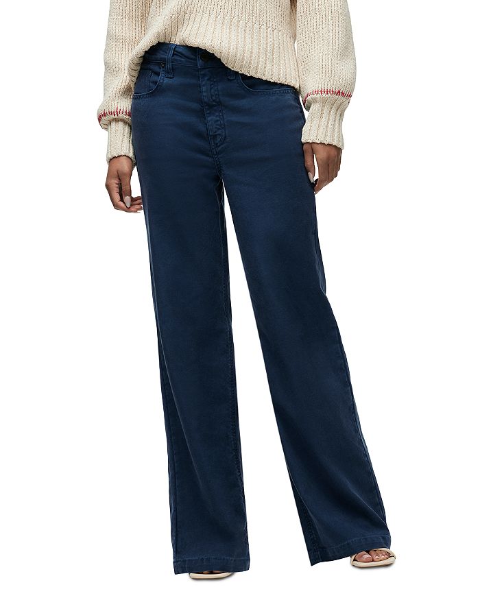 

Джинсы Jodie High Rise Wide Leg в цвете Mood Indigo Hudson, синий