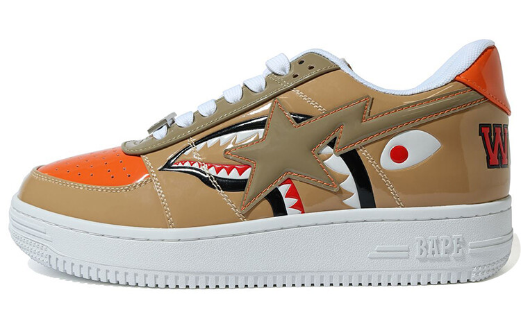 

BAPE Bape Sta Low Mad Shark Tan Orange A Bathing Ape