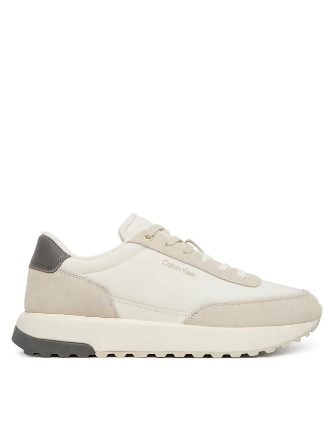 Calvin Klein Кроссовки City Runner Laceup NY Mix HM0HM02144 бежевого цвета