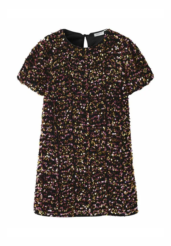 Коктейльное платье с пайетками/вечернее платье Name It, Gold Colour