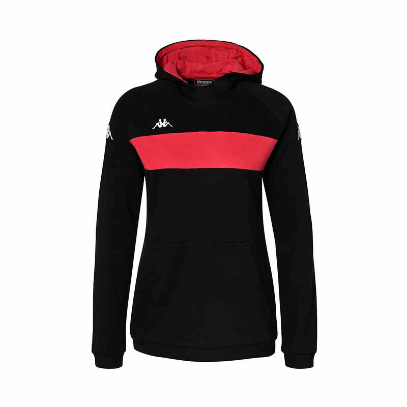 

Женская толстовка Kappa Daccia, цвет negro