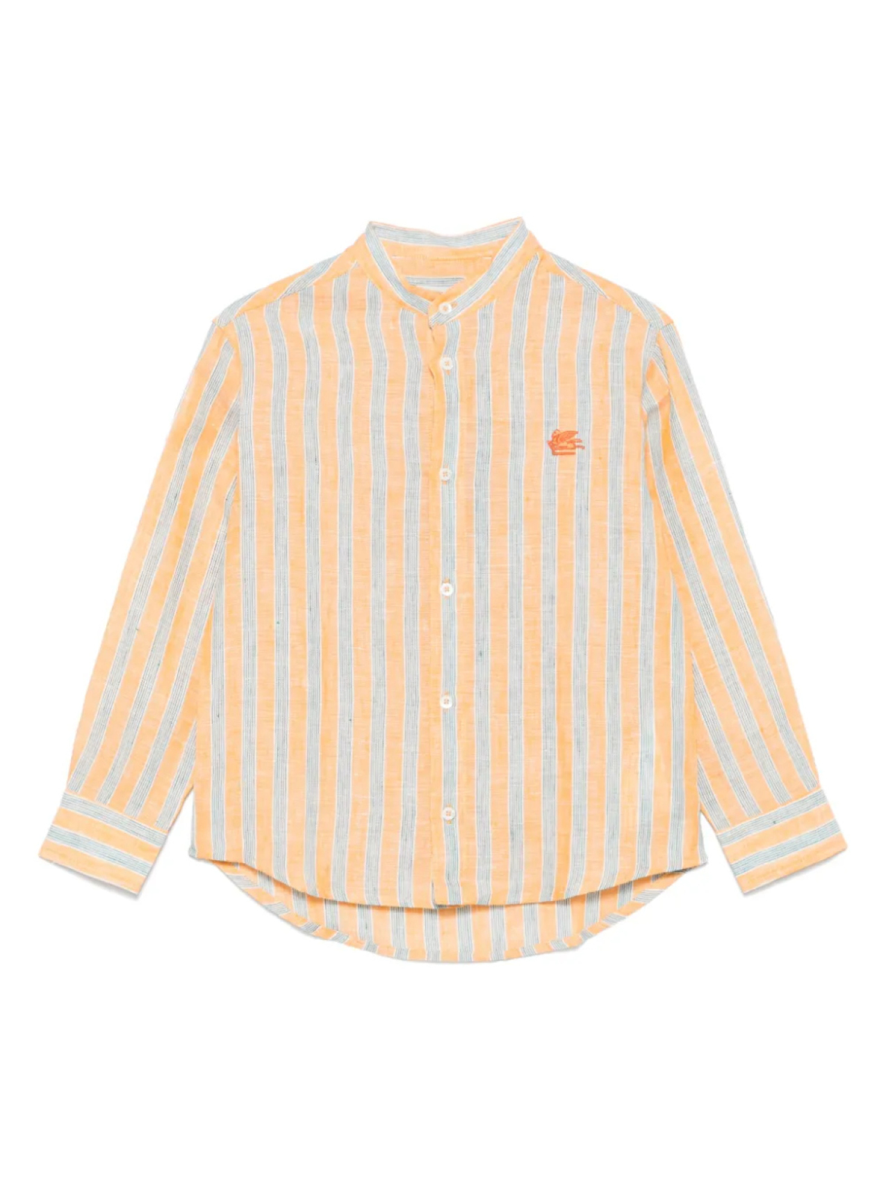 

ETRO KIDS рубашка в полоску, оранжевый