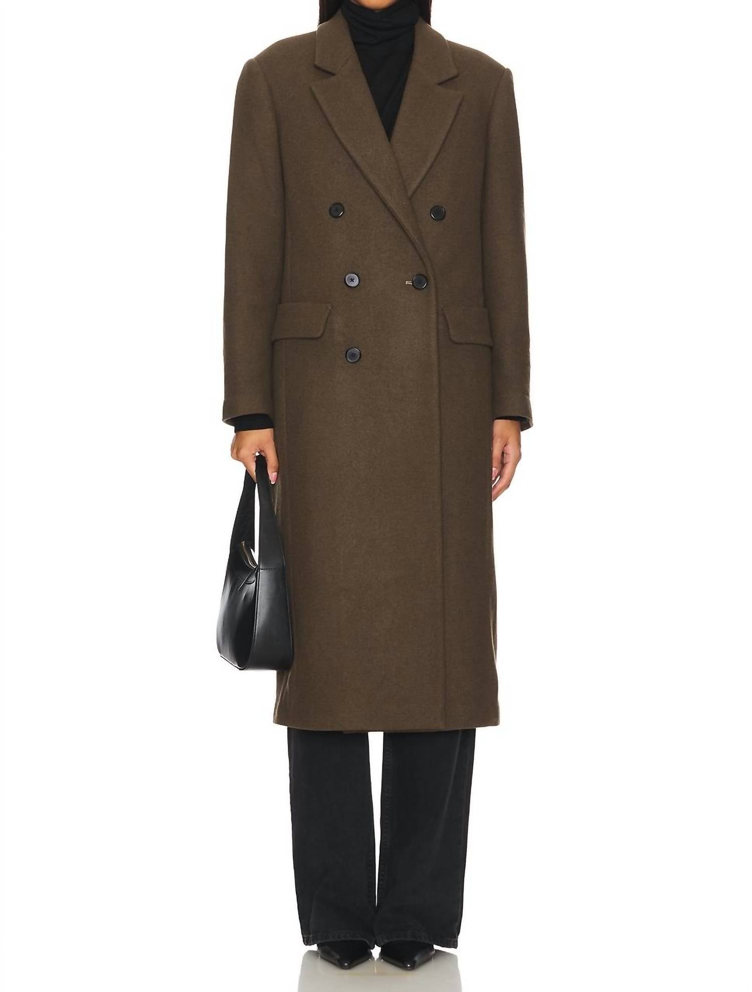 

Пальто Prescott из смесовой шерсти в цвете капер PISTOLA, Caper