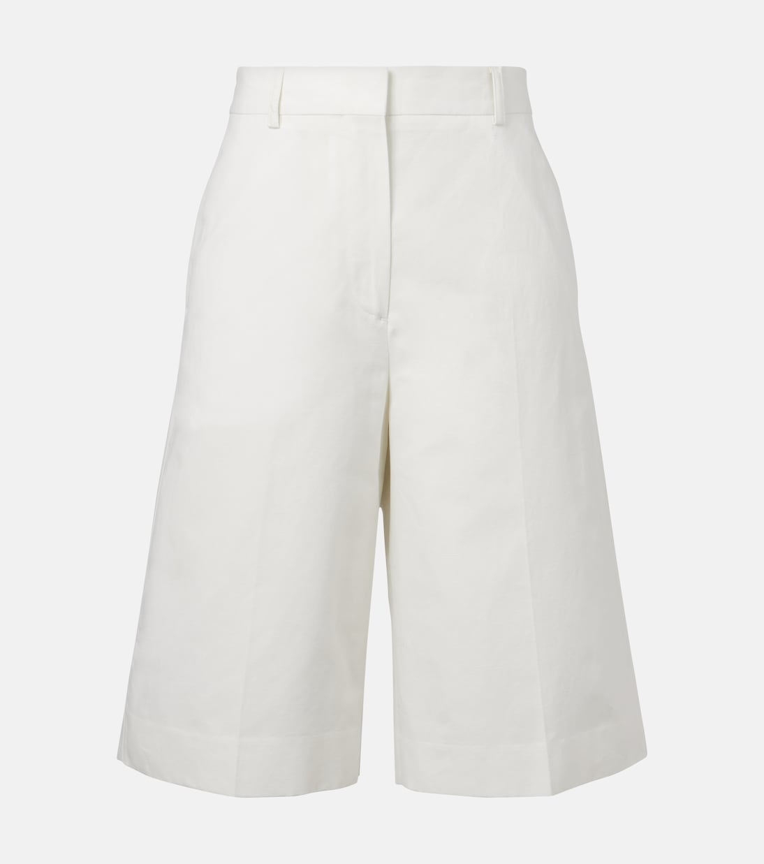 

Бермуды из хлопка и льна Toteme, Off-White