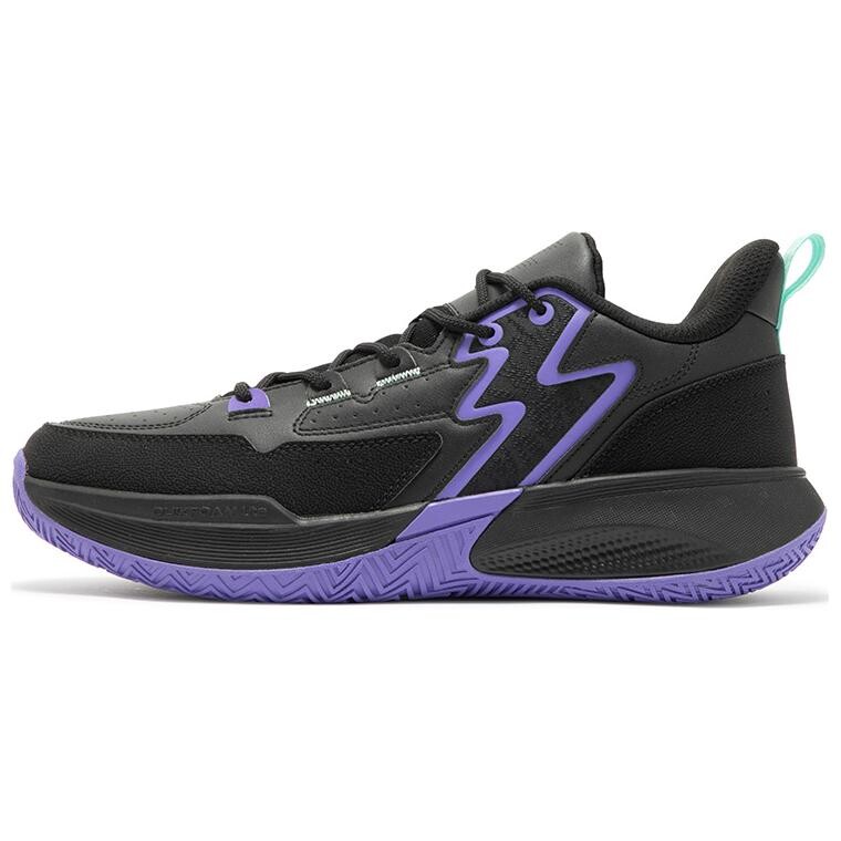 

Баскетбольные кроссовки Basketball Shoes Men Low-Top Black/Purple 361°