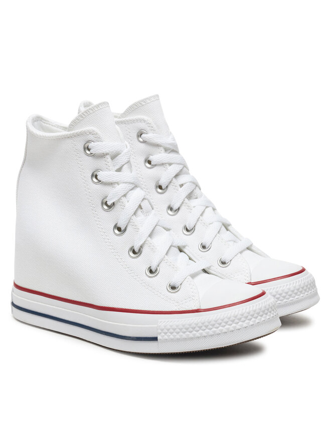 Кроссовки Converse Bambas Chuck Taylor All Star Wedge Platform A11908C, белый — фото 2