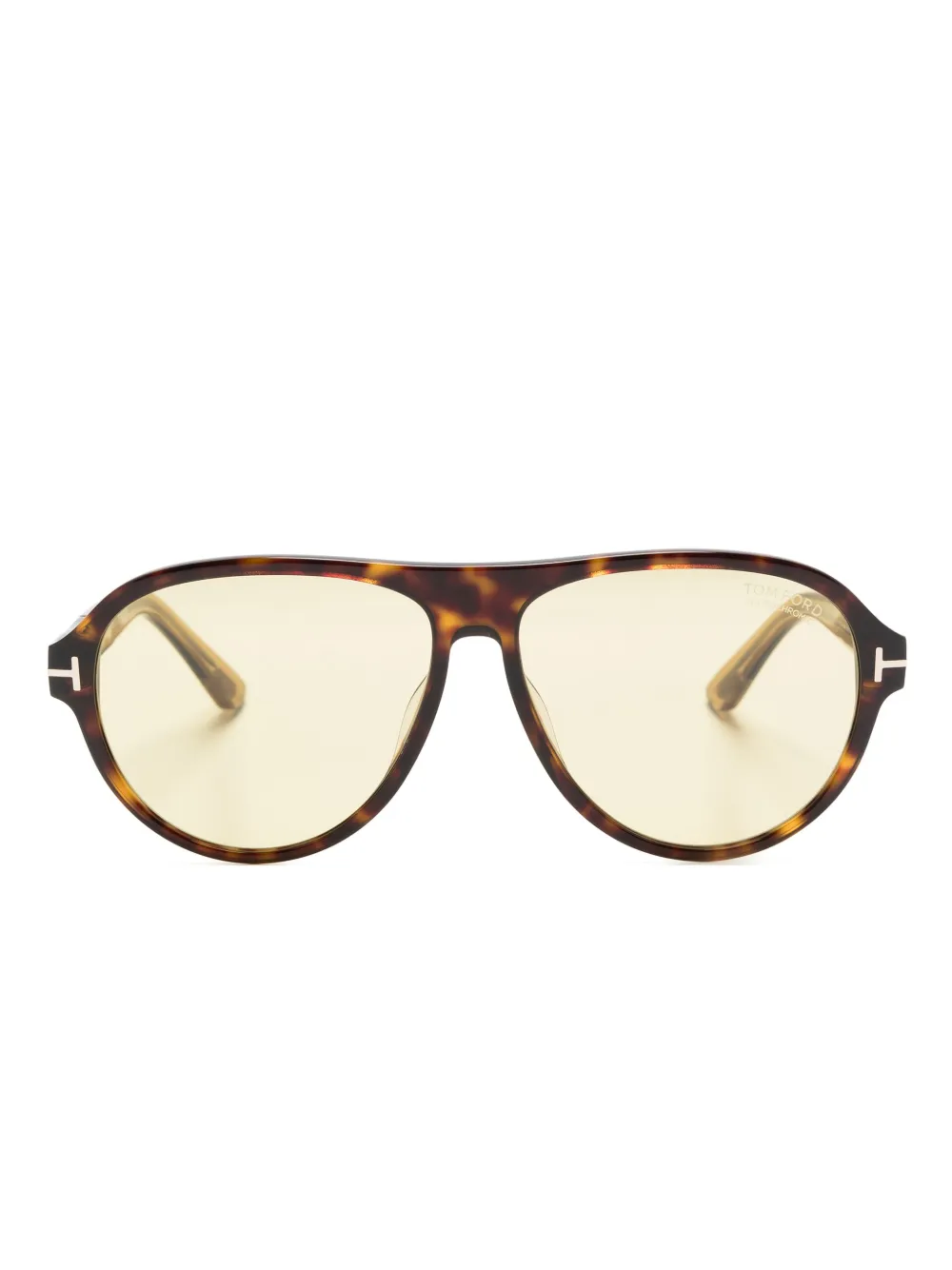 

Солнцезащитные очки Quincy в массивной оправе TOM FORD Eyewear, коричневый