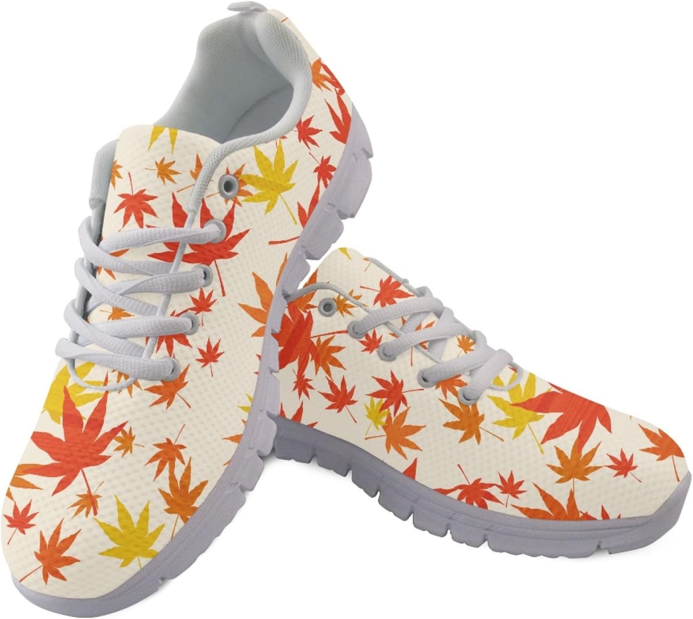 

HUGS IDEA Кроссовки для бега с британским флагом для мужчин Легкие прогулочные обувь, желтый