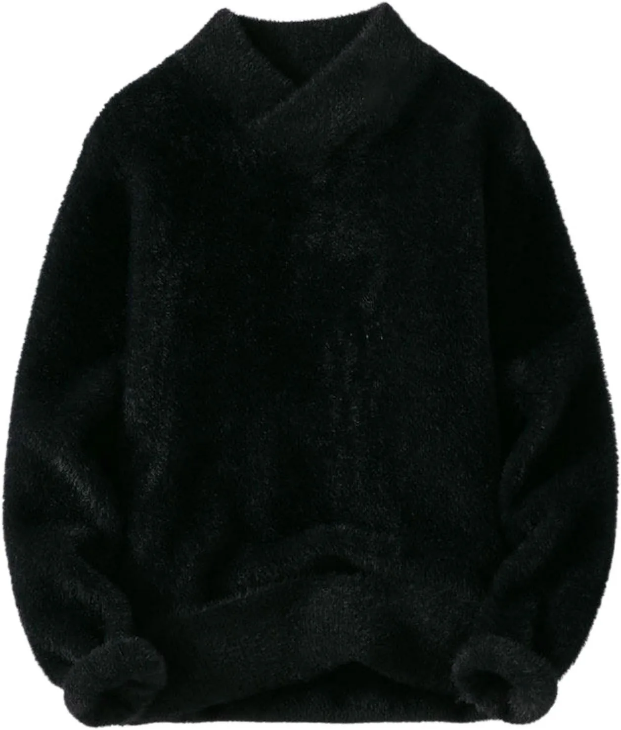 

Мужской свитер с полувысоким воротником в корейском стиле OAKVERVE