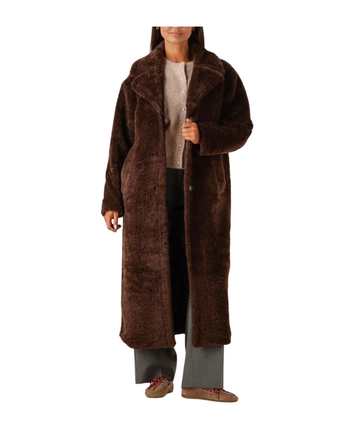 

Стильная коричневая зимняя куртка Notre-V, коричневый