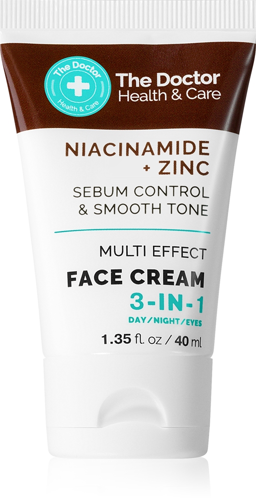 

Крем для лица с ниацинамидом и цинком, регулирующий выработку кожного сала и выравнивающий тон кожи, уменьшает жирность кожи The Doctor, 40 мл