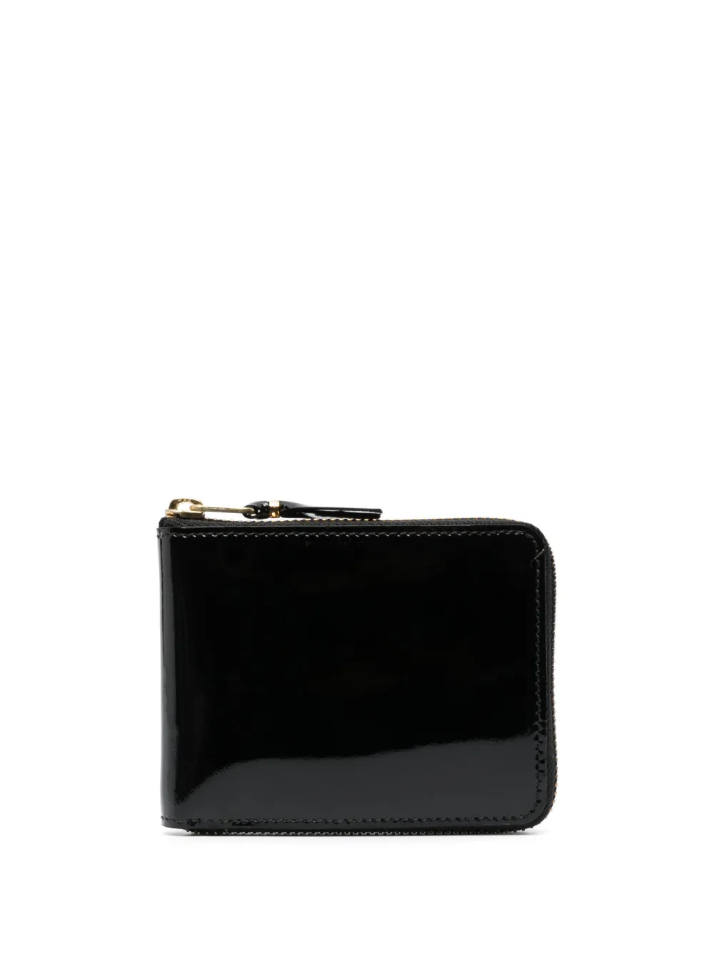 

Лакированный кошелек с принтом Comme Des Garçons Wallet, черный