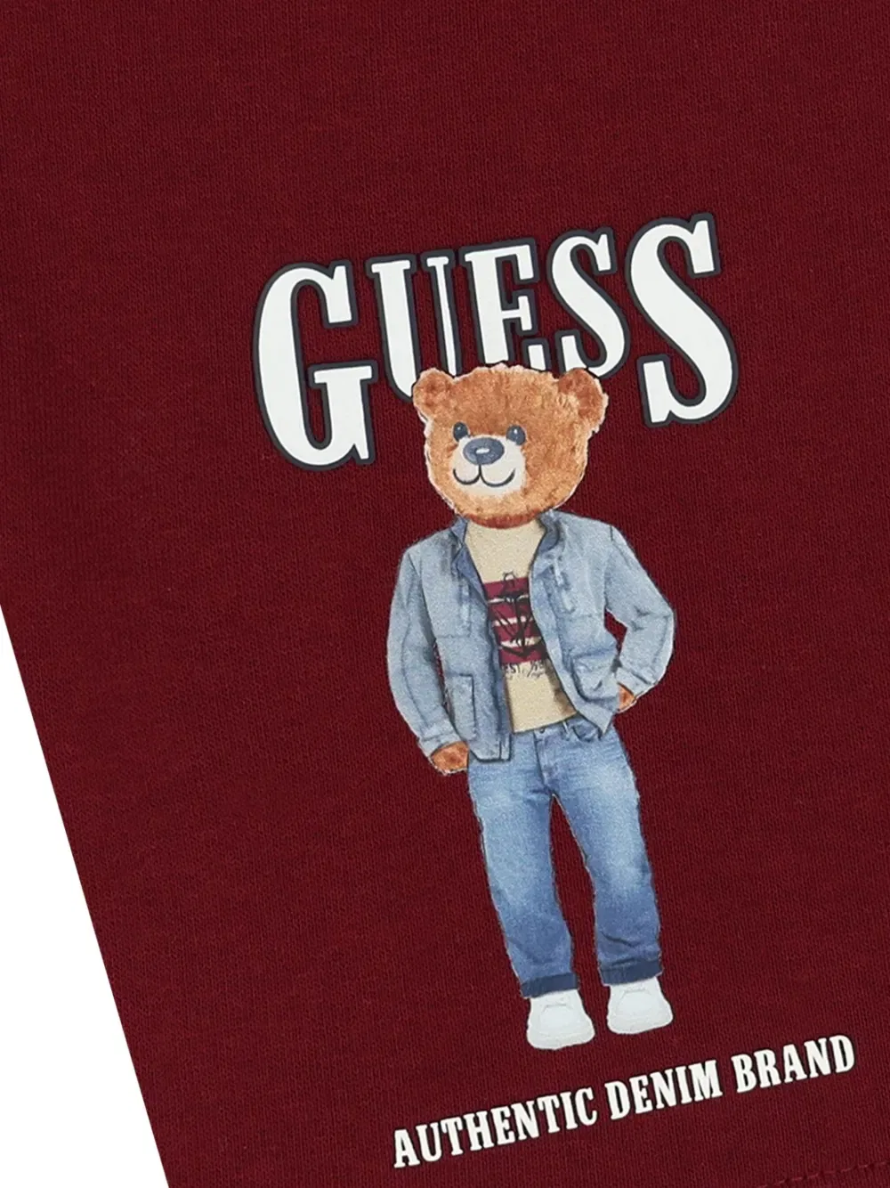 Графические шорты Guess Kids, красный — фото 3