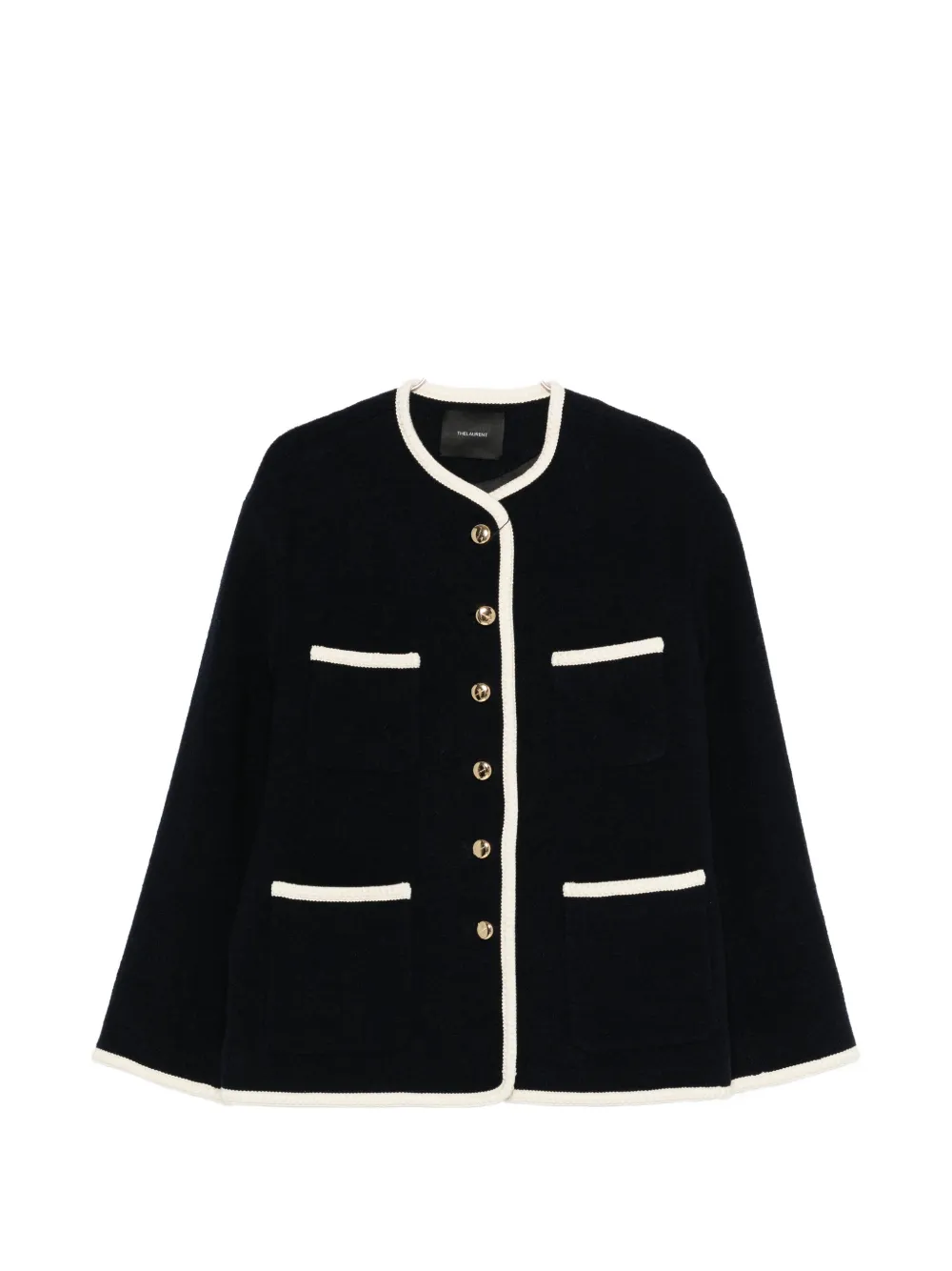 

Твидовый жакет на пуговицах Thelaurent, синий