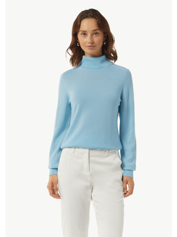 

Пуловер comma Strickpullover langarm, синий