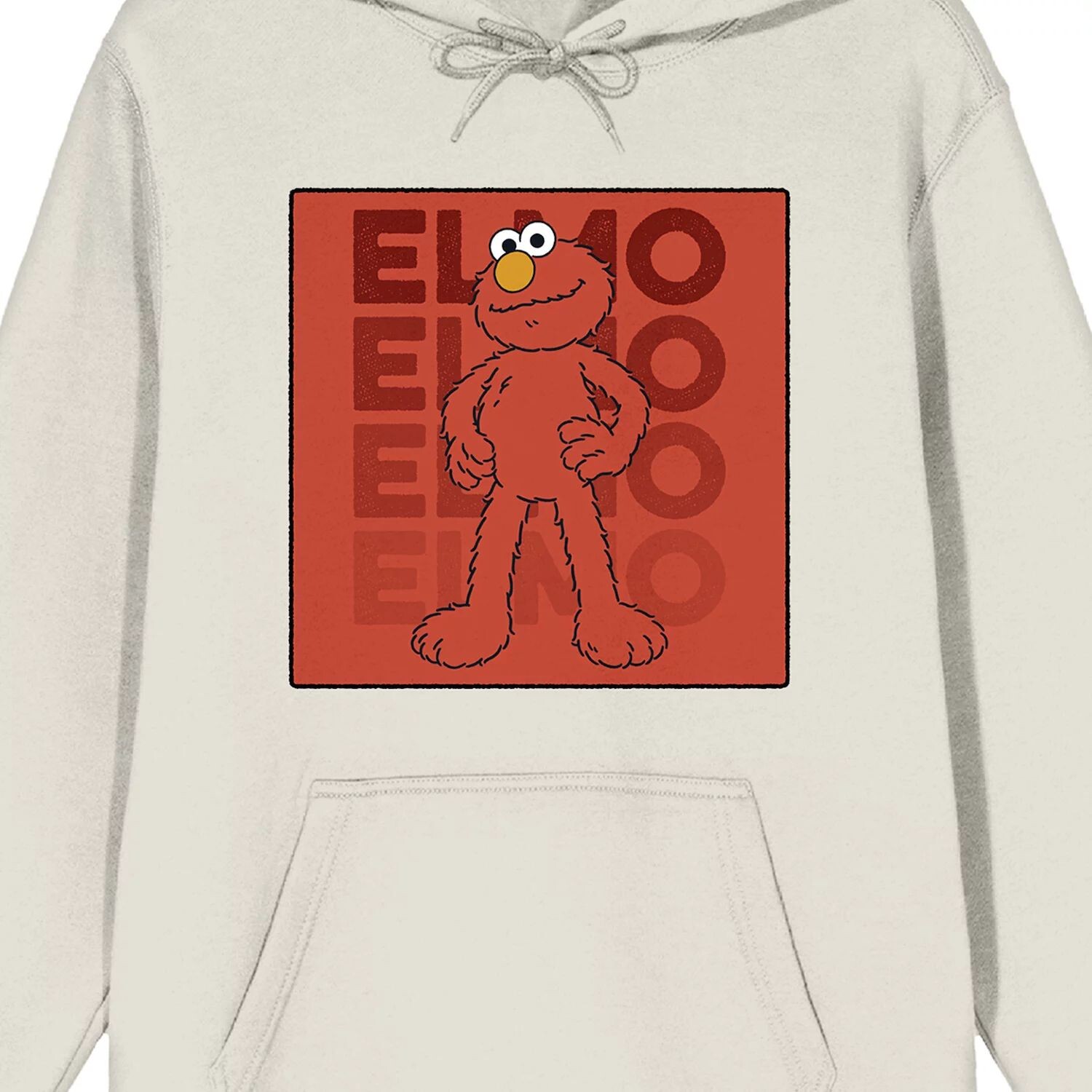 

Мужская худи Elmo с повторяющимся узором «Улица Сезам» Licensed Character