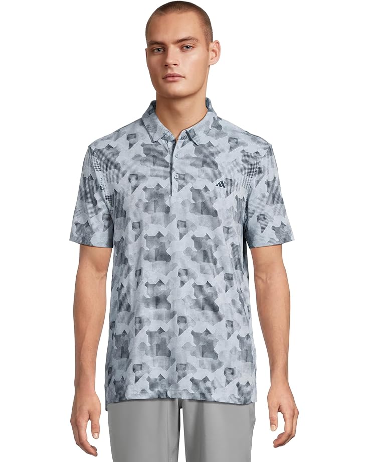 

Рубашка поло adidas Golf Go-To Printed Golf Polo Shirt, цвет Wonder Blue F23/Collegiate Navy