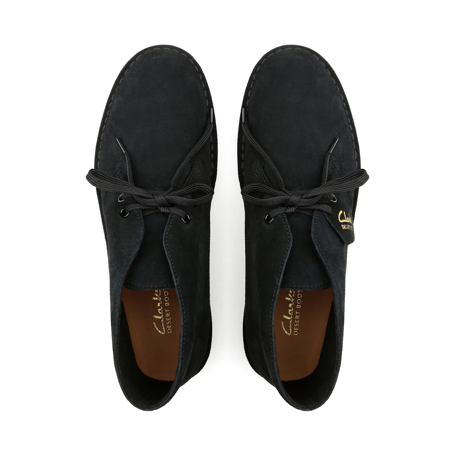 Мужские чёрные дезерты Desert Boots Evo от Clarks — фото 3