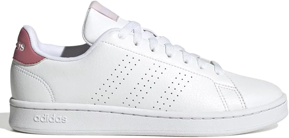 Кроссовки теннисные adidas, белый/розовый — фото 3