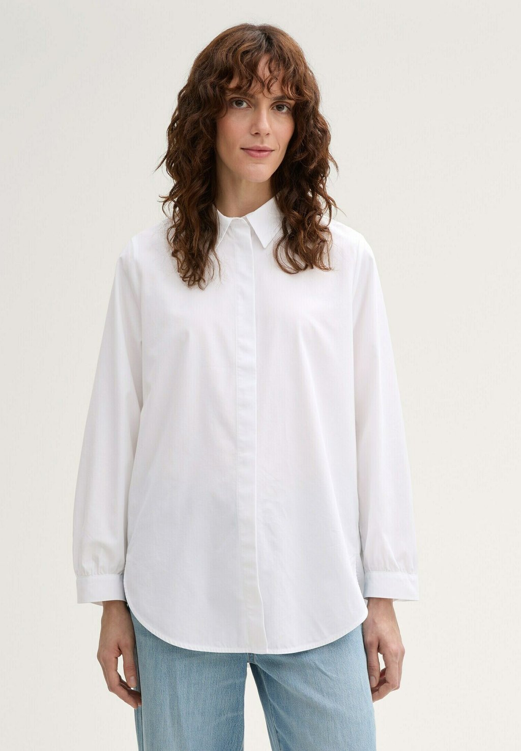 

Рубашка LOOSE FIT TOM TAILOR, белый