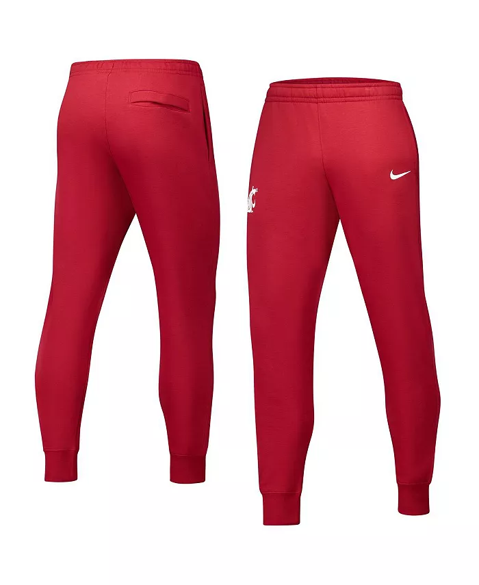 

Мужские бордовые флисовые брюки Washington State Cougars Club Nike