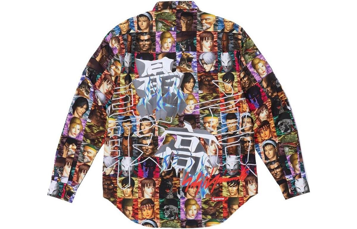 Рубашка Yohji Yamamoto X Yohji Yamamoto Joint Series для мужчин, многоцветная Supreme, цвет Multicolor — фото 2
