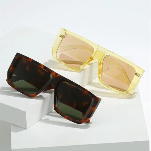 

Большие солнцезащитные очки для женщин в стиле ретро с широкими дужками, черные, солнцезащитные очки UV400 для мужчин, модные солнцезащитные очки MTZJH, C6pink