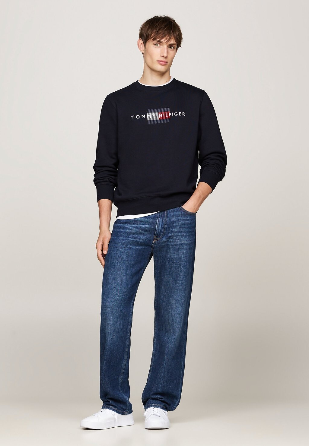 

Толстовка FLAG EMBRO Tommy Hilfiger, темно-синий