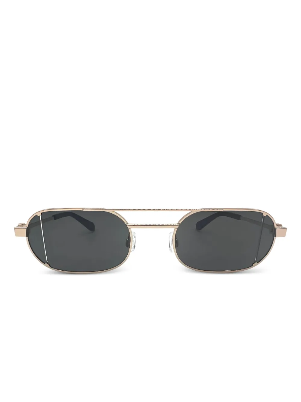 

Солнцезащитные очки с двойным мостом Off-White Eyewear, золотой