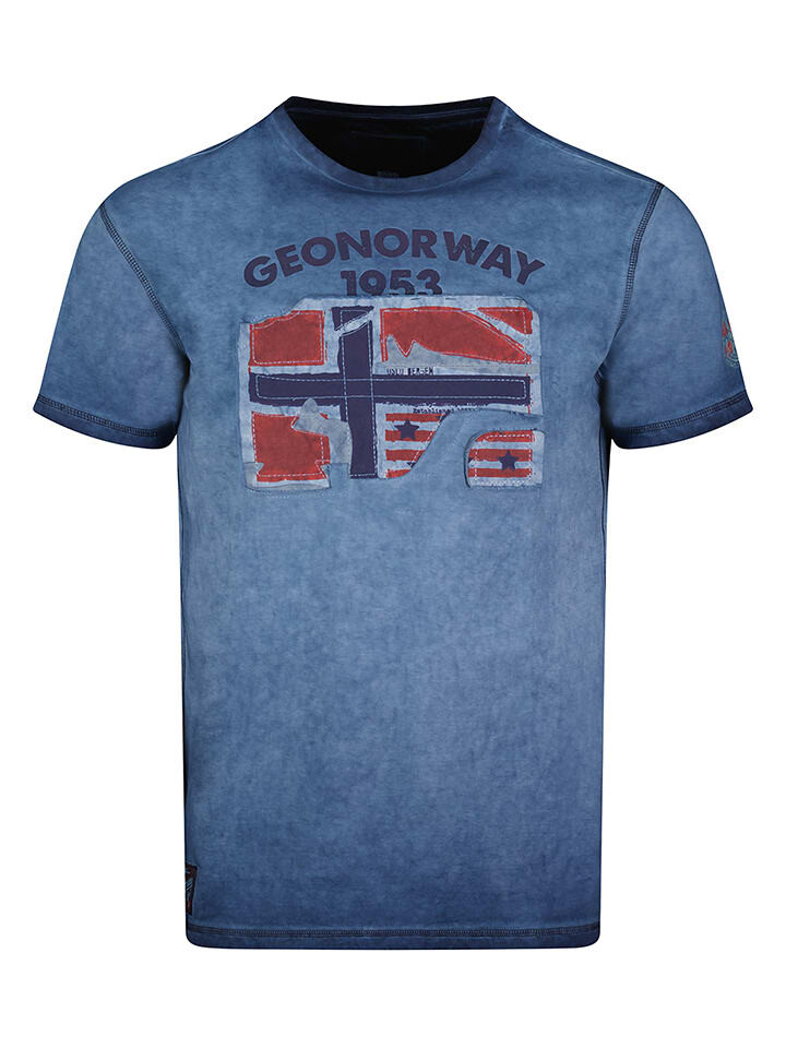 

Футболка Geographical Norway, темно-синий