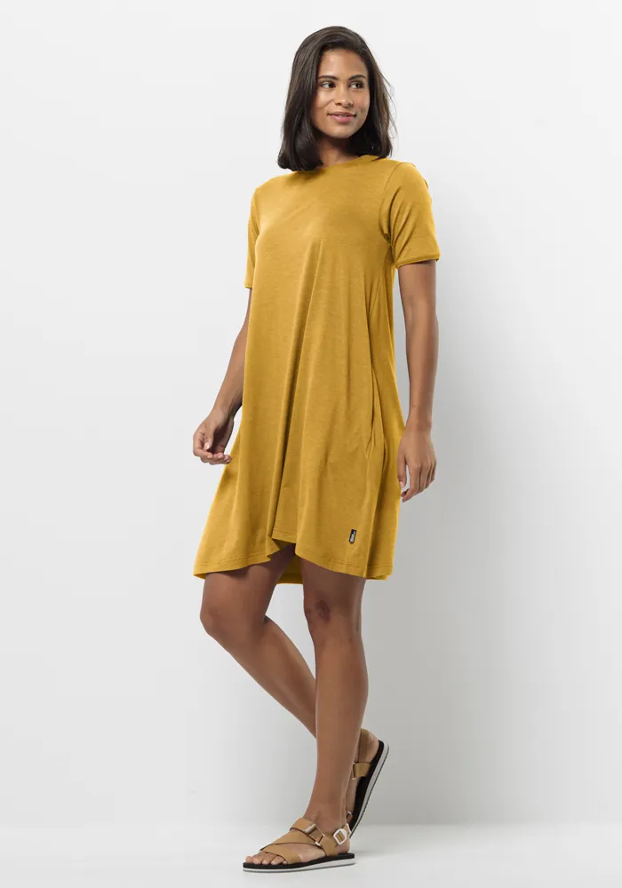

Платье-рубашка Jack Wolfskin "TRAVEL DRESS", цвет Curry