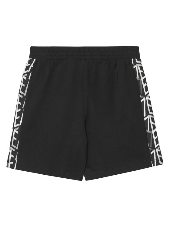 Спортивные шорты regular fit 7B000077 AF10380 UC001 Ea7 Emporio Armani, чёрный — фото 2