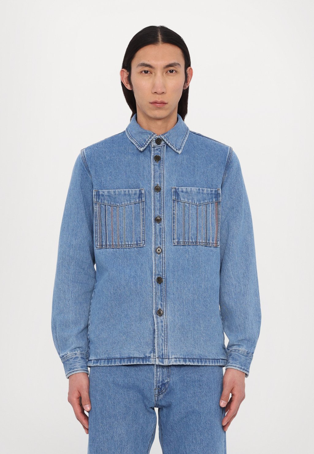 

Джинсовая куртка CASUAL FIT SHIRT JACKET PS Paul Smith, синий