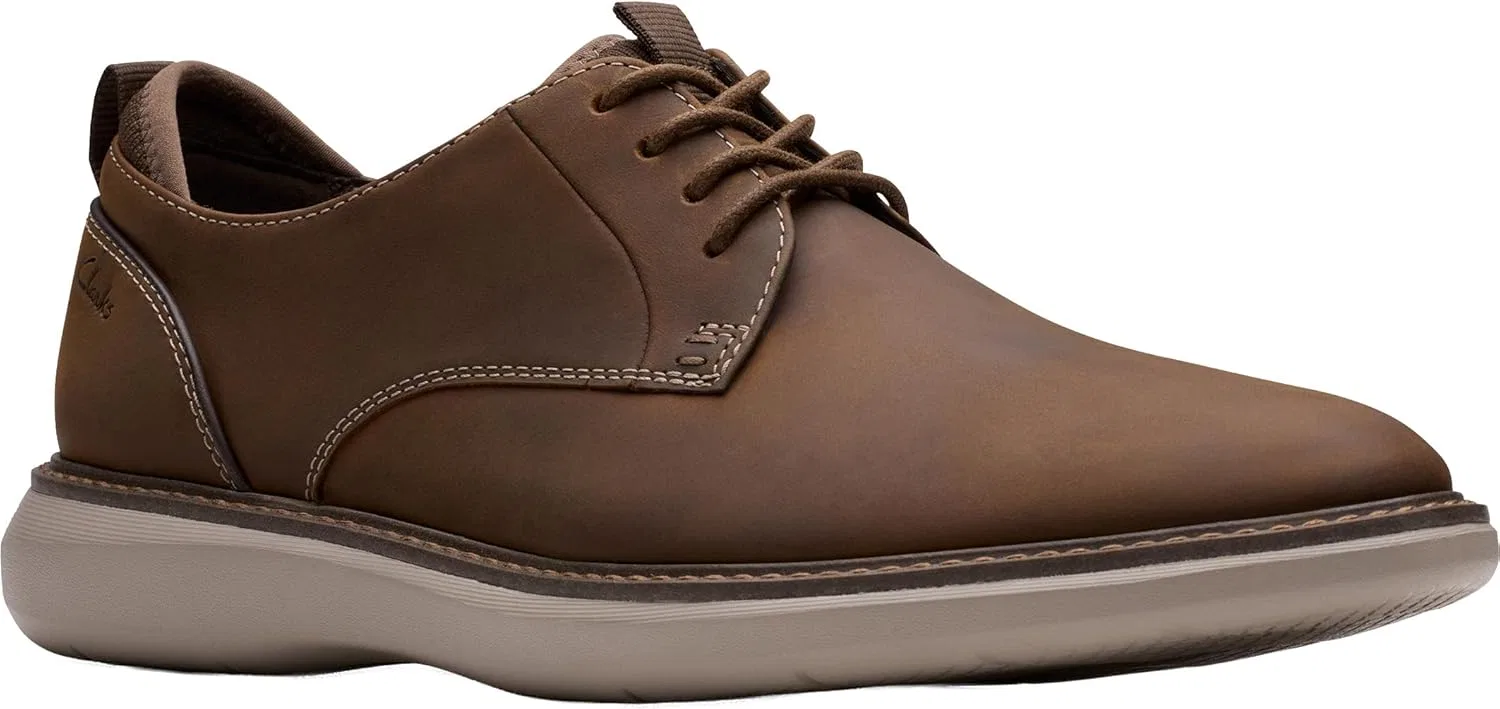 Туфли Clarks Men's Brantin Plain, Beeswax Leather.
