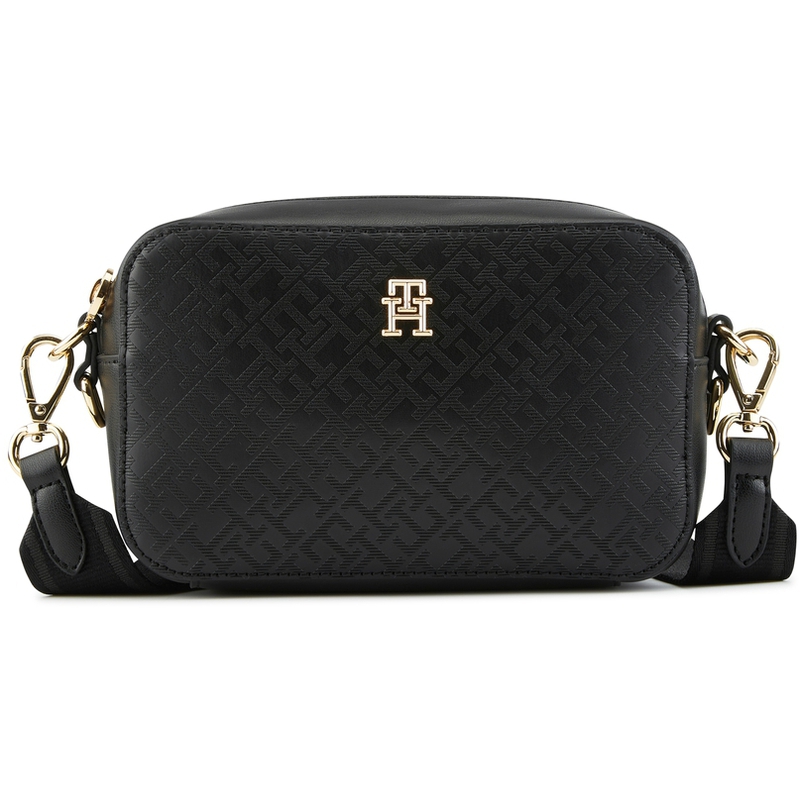 

Tommy Hilfiger Монограмма наплечная сумка, Black BDS