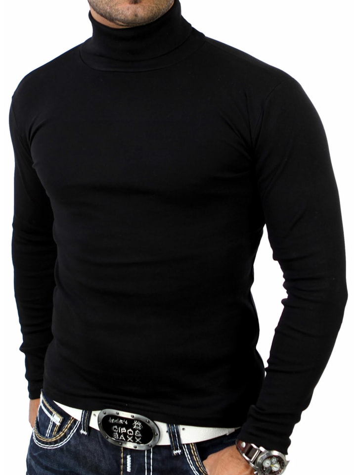 

Толстовка RESLAD Sweatshirt sportlicher Rolli, черный