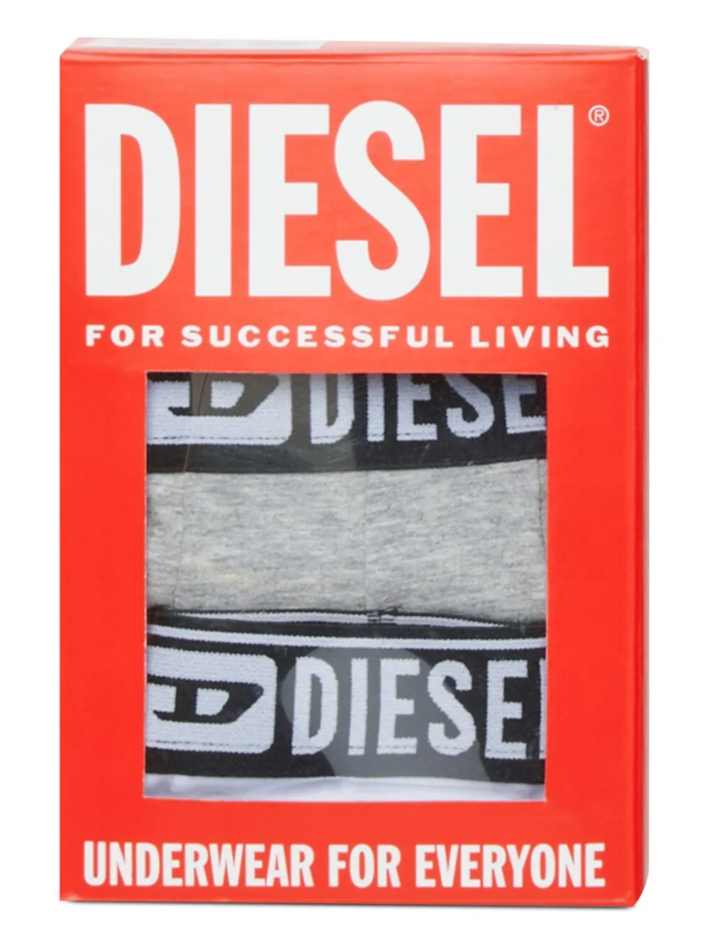 Комплект из трех боксеров с логотипом Diesel Kids, черный — фото 3