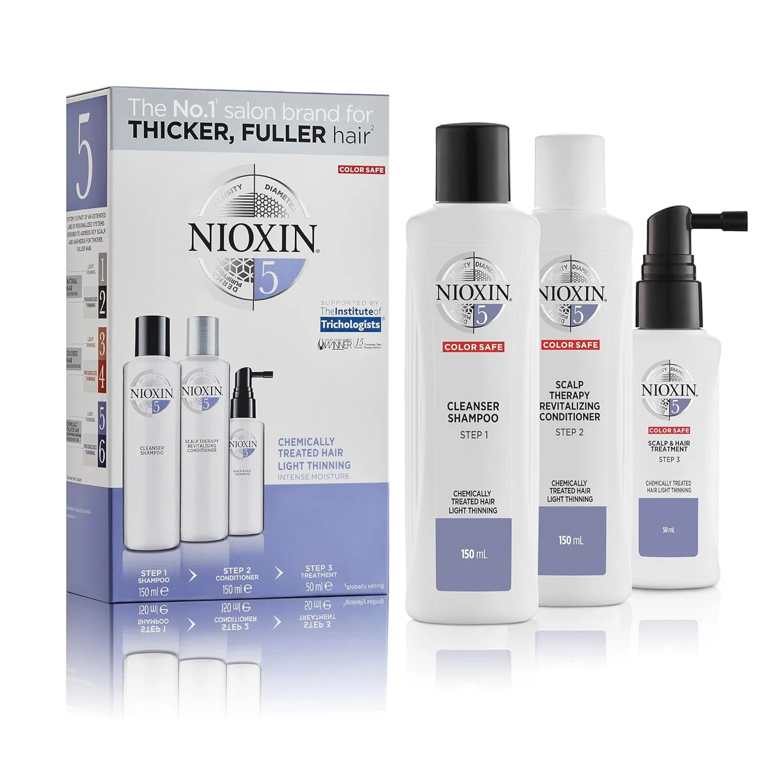Стартовый набор Nioxin System 5 для химически обработанных, истонченных волос Nioxin — фото 2
