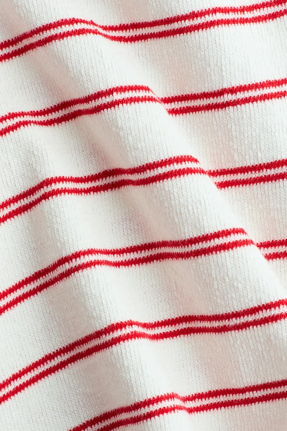 Комплект из двух предметов из хлопка с узором H&M, Weiß/Rot Gestreift — фото 2