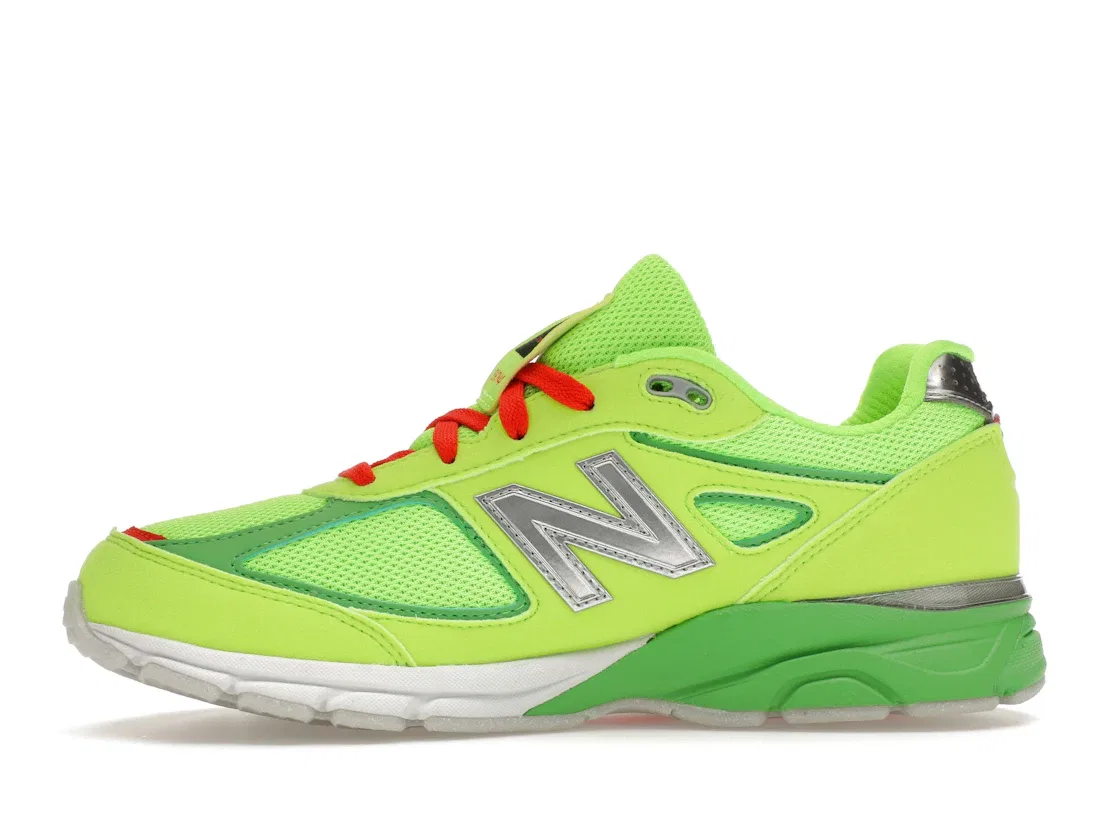 Детские кроссовки Lifestyle New Balance 990v4, Green/Green/Red — фото 3