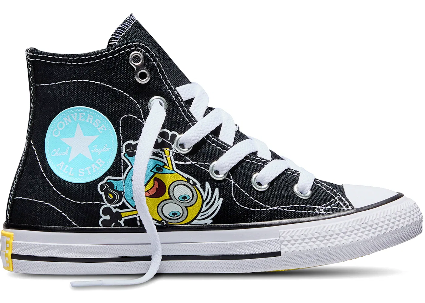 Детские кеды Lifestyle Converse Chuck Taylor All Star Hi, Black/Multi/White