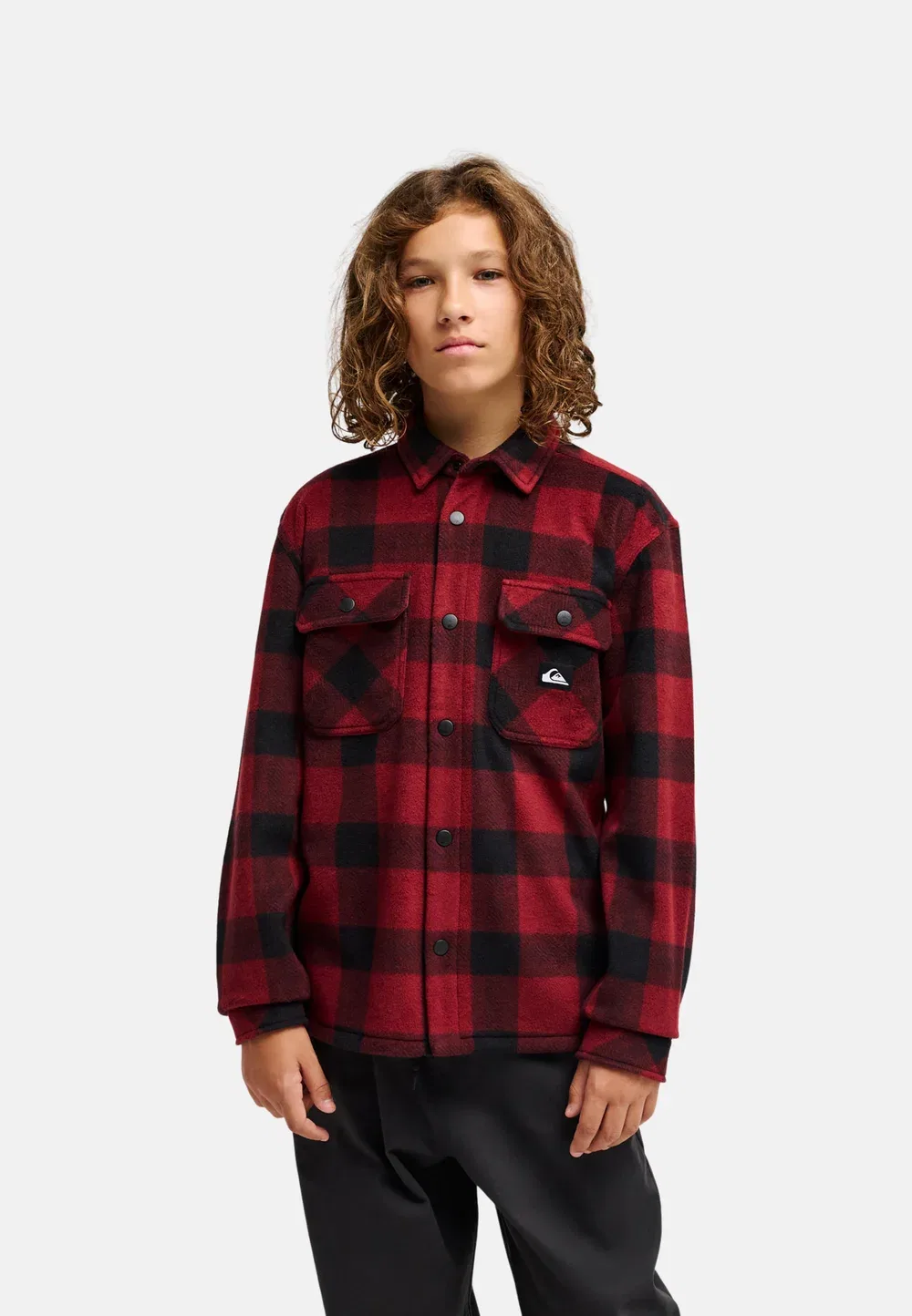 Одежда Jungen 8-16|верхний слой - рубашка Quiksilver, Red — фото 2