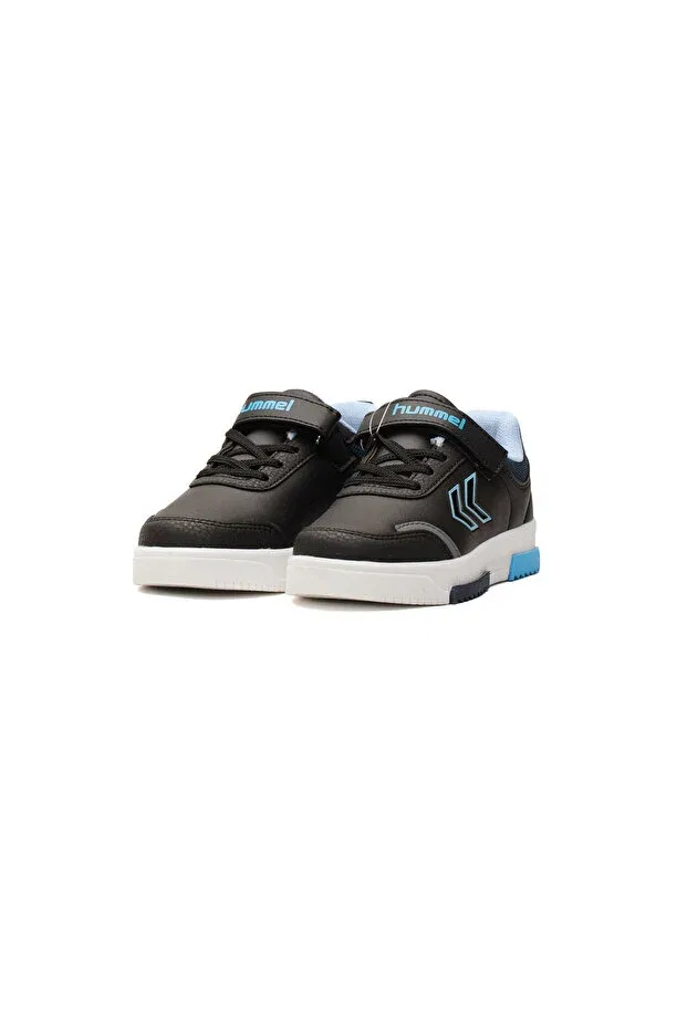 Детские туфли для девочек на шнуровке Hummel, Black — фото 4