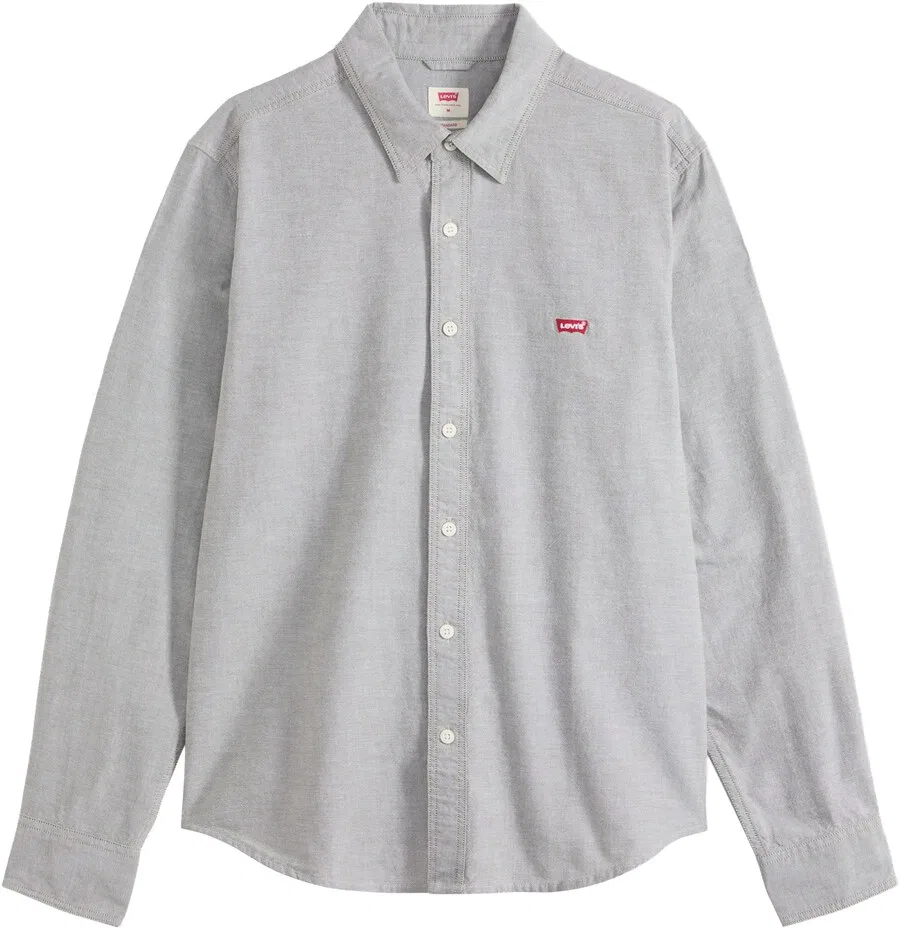 Рубашка LEVI'S Regular fit на пуговицах, серая