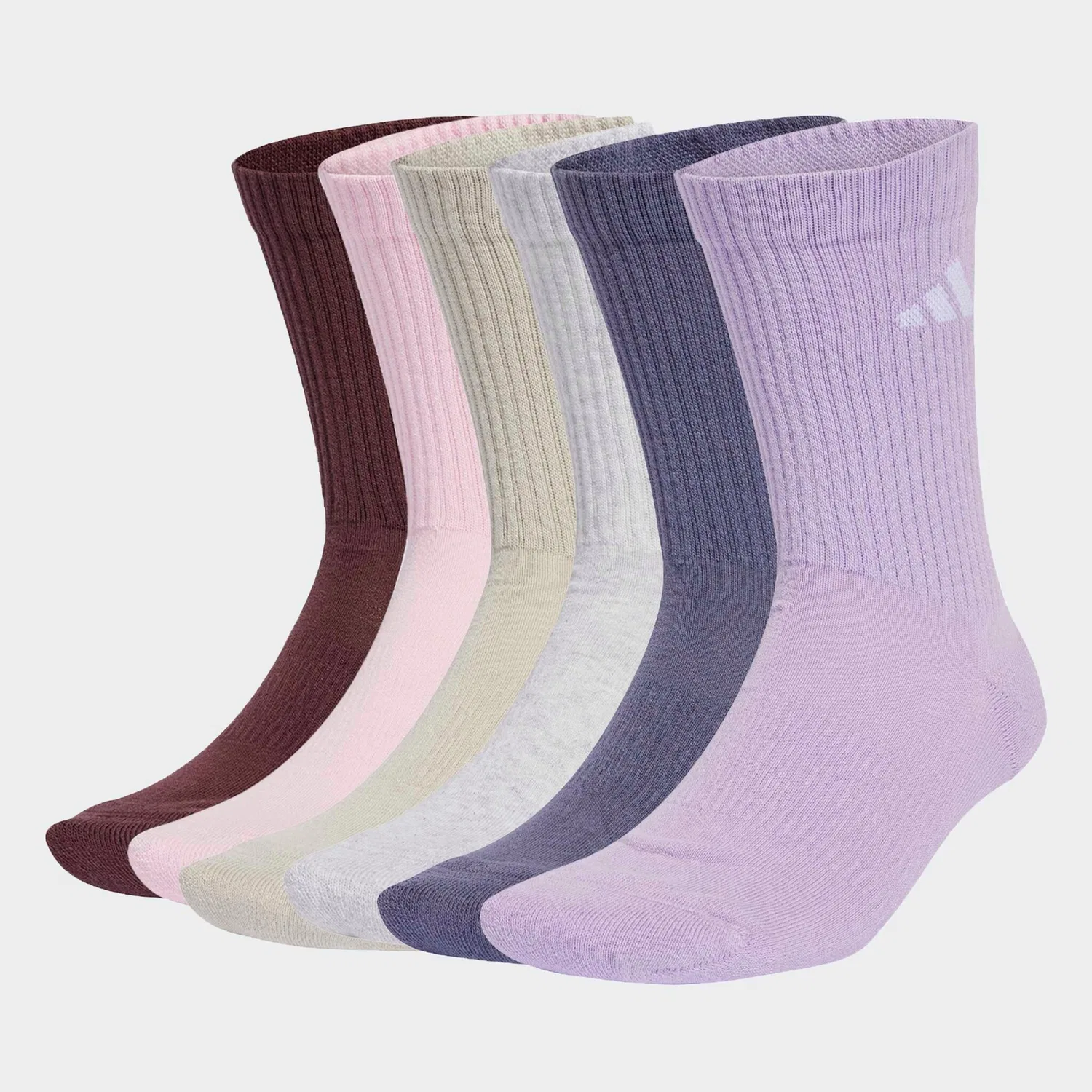 Мужские компрессионные носки с поддержкой свода стопы Adidas Performance, Aurora Ruby / Preloved Violet / Powder Plum / Light Grey Heather