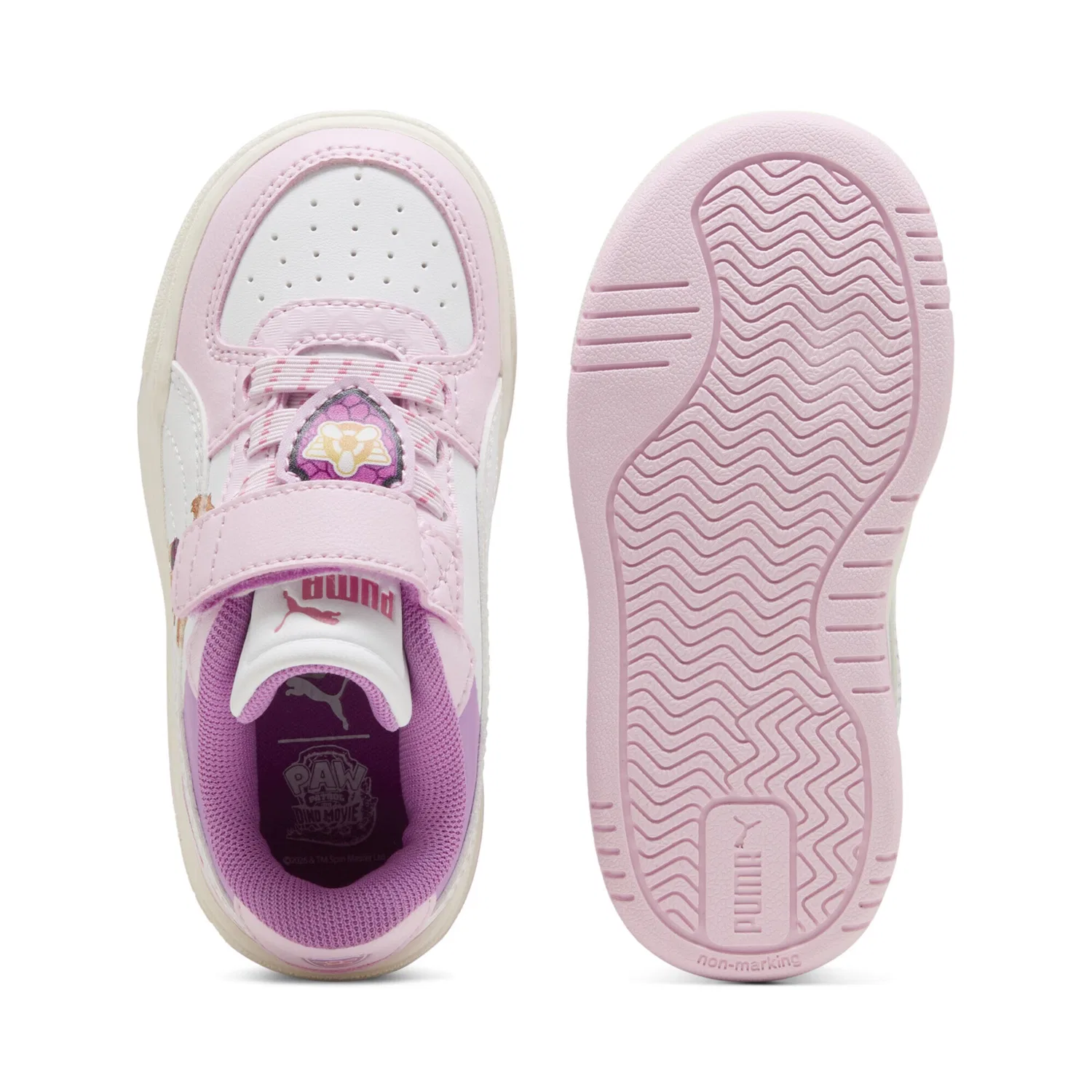 Кроссовки PUMA Puma x Paw Patrol Caven III пастельного розового цвета — фото 3