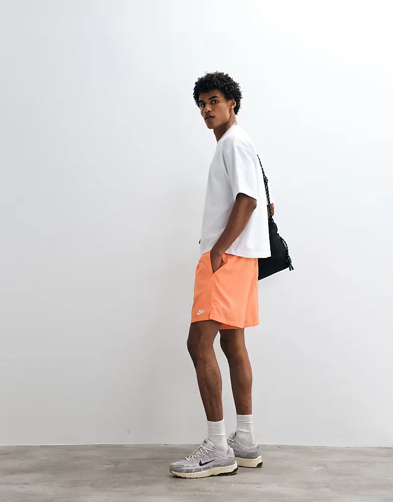 Шорты Nike Club Woven оранжевого — фото 4
