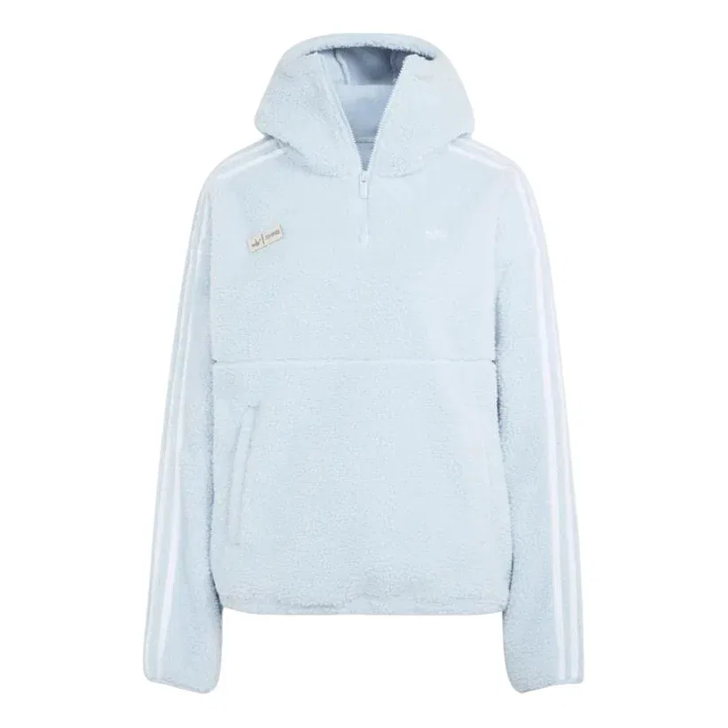 Женская куртка Jennie Fleece Hoodie Jacket Asia Sizing 'Wonder Blue' adidas, Wonder Blue