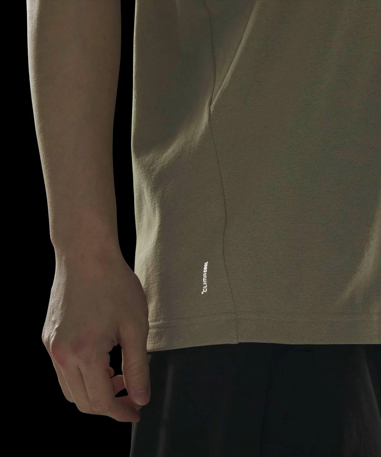 Мужская футболка с коротким рукавом из джерси Adidas Z.N.E Regular Fit Carat, Beige — фото 4